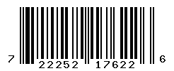 UPC barcode number 722252176226