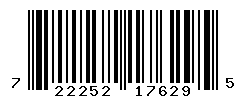 UPC barcode number 722252176295