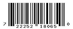 UPC barcode number 722252180650