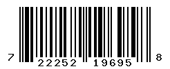 UPC barcode number 722252196958