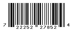 UPC barcode number 722252278524