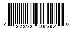 UPC barcode 722252385970