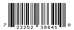 UPC barcode 722252386410