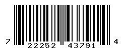 UPC barcode number 722252437914
