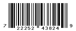 UPC barcode number 722252438249
