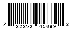 upc 722252456892 barcode image