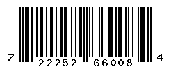 UPC barcode number 722252660084