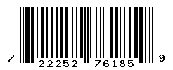 UPC barcode number 722252761859