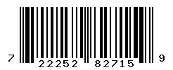 UPC barcode number 722252827159