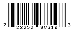 UPC barcode number 722252883193