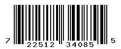 UPC barcode number 722512340855 lookup