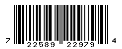 UPC barcode number 722589229794
