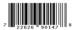 UPC barcode number 722626901478