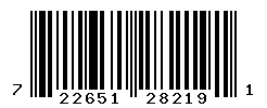 UPC barcode number 722651282191