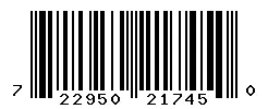 UPC barcode 722950217450