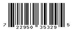 UPC barcode number 722950353295