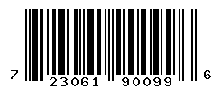 upc 723061900996 barcode image