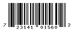 UPC barcode number 723141015602