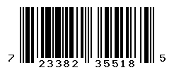 UPC barcode number 723382355185