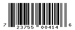 UPC barcode number 723755004146