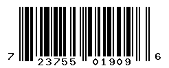 UPC barcode number 723755019096