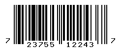 upc 723755122437 barcode image