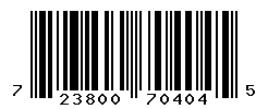 upc 723800704045 barcode image