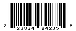 UPC barcode number 723834842355