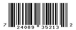 UPC barcode 724089352132