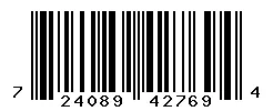 UPC barcode 724089427694
