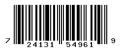 upc 724131549619 barcode image
