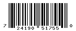upc 724190517550 barcode image