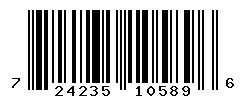 UPC barcode number 724235105896