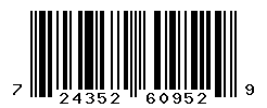 UPC barcode number 724352609529