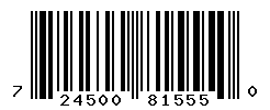 upc 724500815550 barcode image