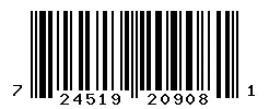 UPC 724519209081 barcode image