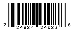 UPC barcode number 724627249238