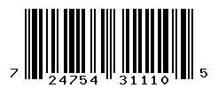upc 724754311105 barcode image
