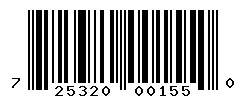 725320001550 barcode