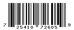 UPC barcode 725410726059