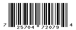 UPC barcode number 725704720794