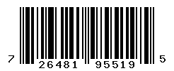 UPC barcode number 726481955195