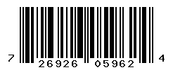 upc 726926059624 barcode image