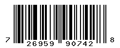 UPC barcode number 726959907428