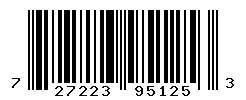 UPC barcode number 727223951253