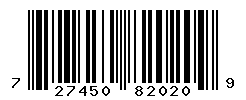 UPC barcode number 727450820209