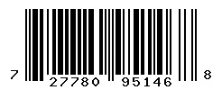 UPC barcode 727780951468