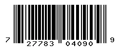 727783040909 barcode