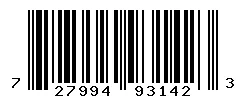 UPC barcode 727994931423
