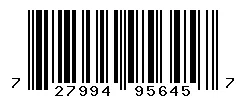 UPC barcode 727994956457